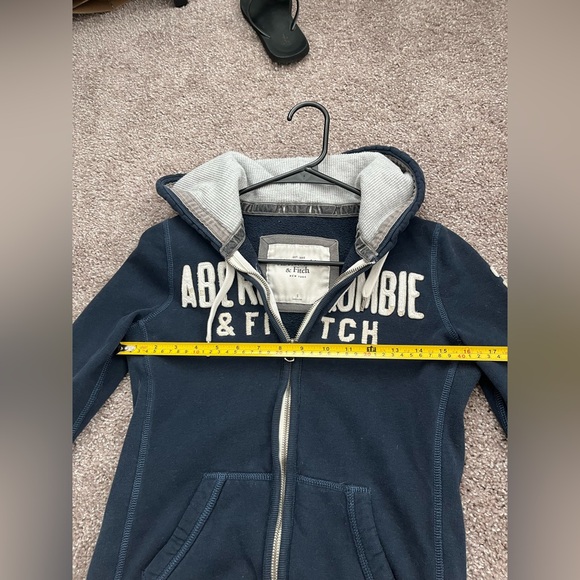 Vintage Abercrombie and Fitch Zip Up Hoodie Y2K Size S - Picture 8 of 8